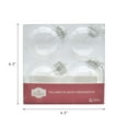 thumbnail image 4 of (3 pack) Holiday Time 4pc 80mm Christmas Clear PET Ball Accents Ornament DIY Craft, 4 of 6