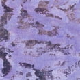 thumbnail image 1 of Ahgly Company Machine Washable Indoor Square Abstract Bright Lilac Purple Area Rugs, 3' Square, 1 of 7