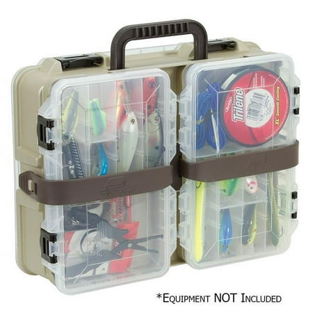 UPC: 0024099011235 | Plano Flex-n-Go Fishing Tackle Storage Satchel Medium Tan/Brown Includes 2 Standard 3650s