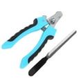 thumbnail image 3 of Pet Nail Clipper, Steel Trimmer  Set Dog Stainless Guard to Avoid OverCuttingLake Blue Large, 3 of 8