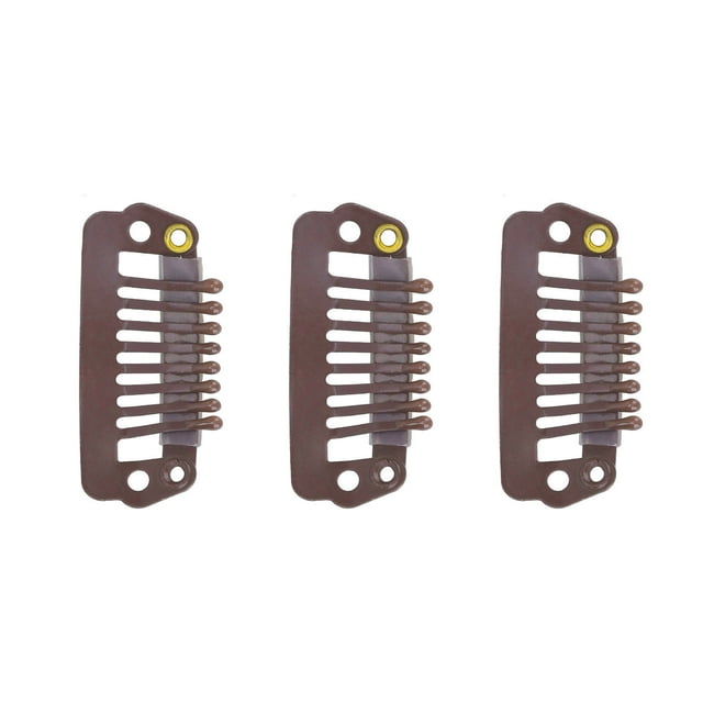 Demonsen Snap Clips , Easily Durable Material Small Size Wig Clips Snap Comb Avoid Pulling Hair Different Use For Saloon