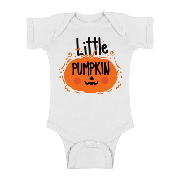 Awkward Styles Halloween Baby Bodysuit Little Pumpkin Romper
