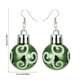 thumbnail image 3 of Uuiauoio Christmas Bulb Ornament Earrings Snowflake Flower Lucky Star Round Ball Hook Hoops Earring Fashion Xmas Festive Jewelry Gifts for Women Daughter ,Plastic Dangle Earrings, 3 of 6