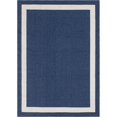 thumbnail image 1 of Unique Loom Tapis de Zone Géométrique Decatur 6' 4 x 9' Rectangle Bleu Marine/ivoire, 1 of 1