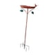 thumbnail image 3 of Comedero para pájaros de jardín, bebedero para pájaros decorativo resistente con Base de 5 puntas, regalos para amantes de los pájaros para patio al, 3 of 8