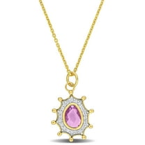 Everly Women's Sapphire 14k Yellow Gold Necklace