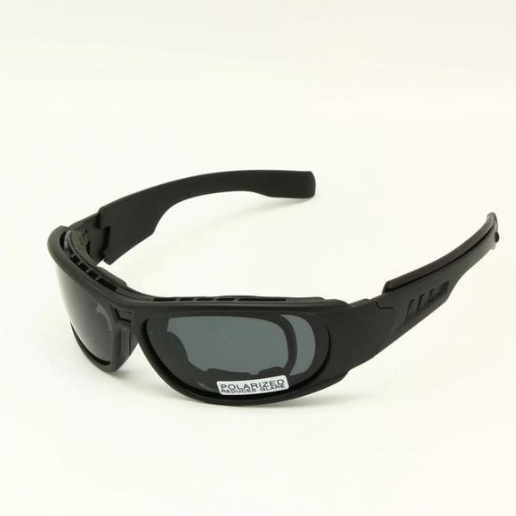 EnzoDate Modelo de gafas de sol al aire libre de luz polarizada gafas deportivas C6 gafas RX insertadas en el kit de 4 lentes gafas tácticas de juego de lucha masculina