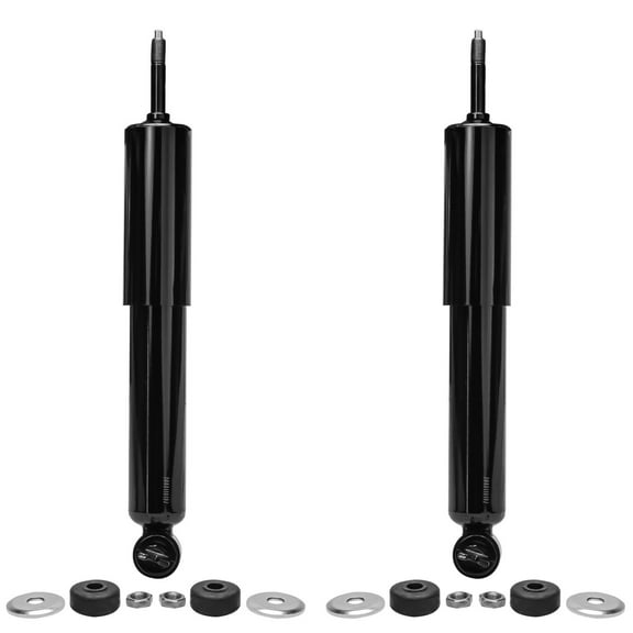 Detroit Axle - 2 Front Shock Absorbers for Ford Ranger Mazda B2300 B2500 B3000 B4000, Driver & Passenger Side Front Replacement Shocks Pair [w/Coil Spring Suspension]