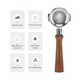 thumbnail image 4 of E61 Group Espresso Machine Portafilter, 58mm Bottomless Handle, Stainless Steel, Detachable Design, 4 of 7