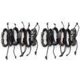 thumbnail image 1 of 12 Pulseras de Cuero Trenzado DIY Hechas a Mano Ajustables Vintage Bling Bling, 1 of 12