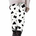 thumbnail image 4 of LUGOGNE Toddler Girls Leggings Cow Print Full Length Yoga Pants Comfortable Soft Stretchy School Daily Play Bottoms, 4 of 9