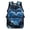 Blue Floral Dolphin, variant on Galaxy Cat Backpack for Boys Ages 6-8 Elementary Students Large Capacity Schoolbag Adjustable Padded Straps 17 Inch Kids Bookbag for Back to School Daily Travel Use