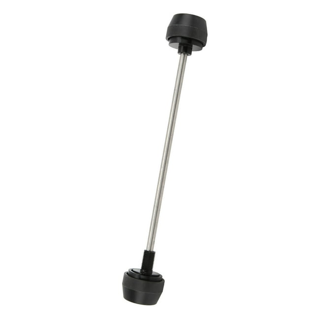 Protector de horquilla de rueda práctico y resistente deslizador de eje delantero de motocicleta de aleación de aluminio negro a prueba de herrumbre para protección ANGGREK Otros