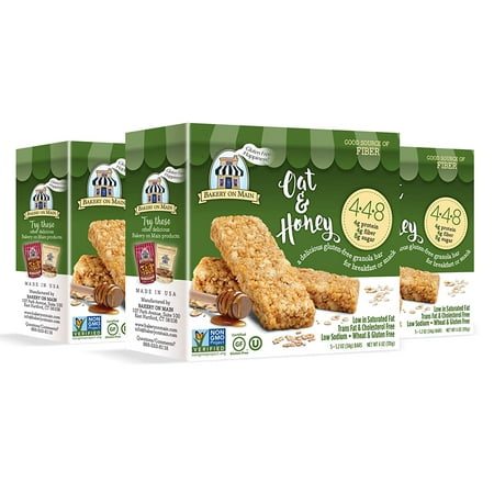 Gluten-Free 4-4-8 Granola Bars Oat & Honey 6 Ounce Box (3 Count)