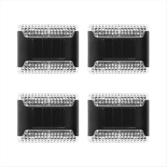 4 Piezas Lámpara Solar de Pared Impermeable Al Aire Libre Luces Decorativas Solares Ampliamente Aplicables IPX65 Impermeable