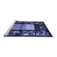 thumbnail image 2 of Ahgly Company Machine Washable Indoor Rectangle Abstract Blue Contemporary Area Rugs, 5' x 7', 2 of 4