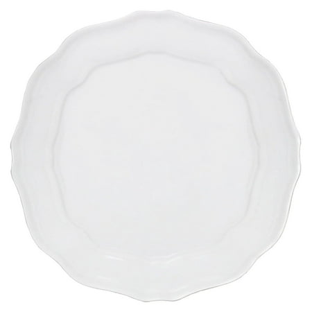

YOSITiuu Melamine 11 Inch Dinner Plate Set of 4 Basque White