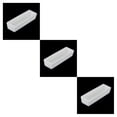 thumbnail image 4 of Yuarrent Crisol de corindón cerámico de alúmina, 100x30x20mm, soporte de muestra para botes para hornos de mufla de tubo Type1 NO1, 4 of 6