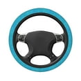 thumbnail image 3 of Disketp Blue Glitter Elastic Microfiber Steering Wheel Cover for Truck,SUV,Cars,Universal 15 inch,Anti-Slip, 3 of 8
