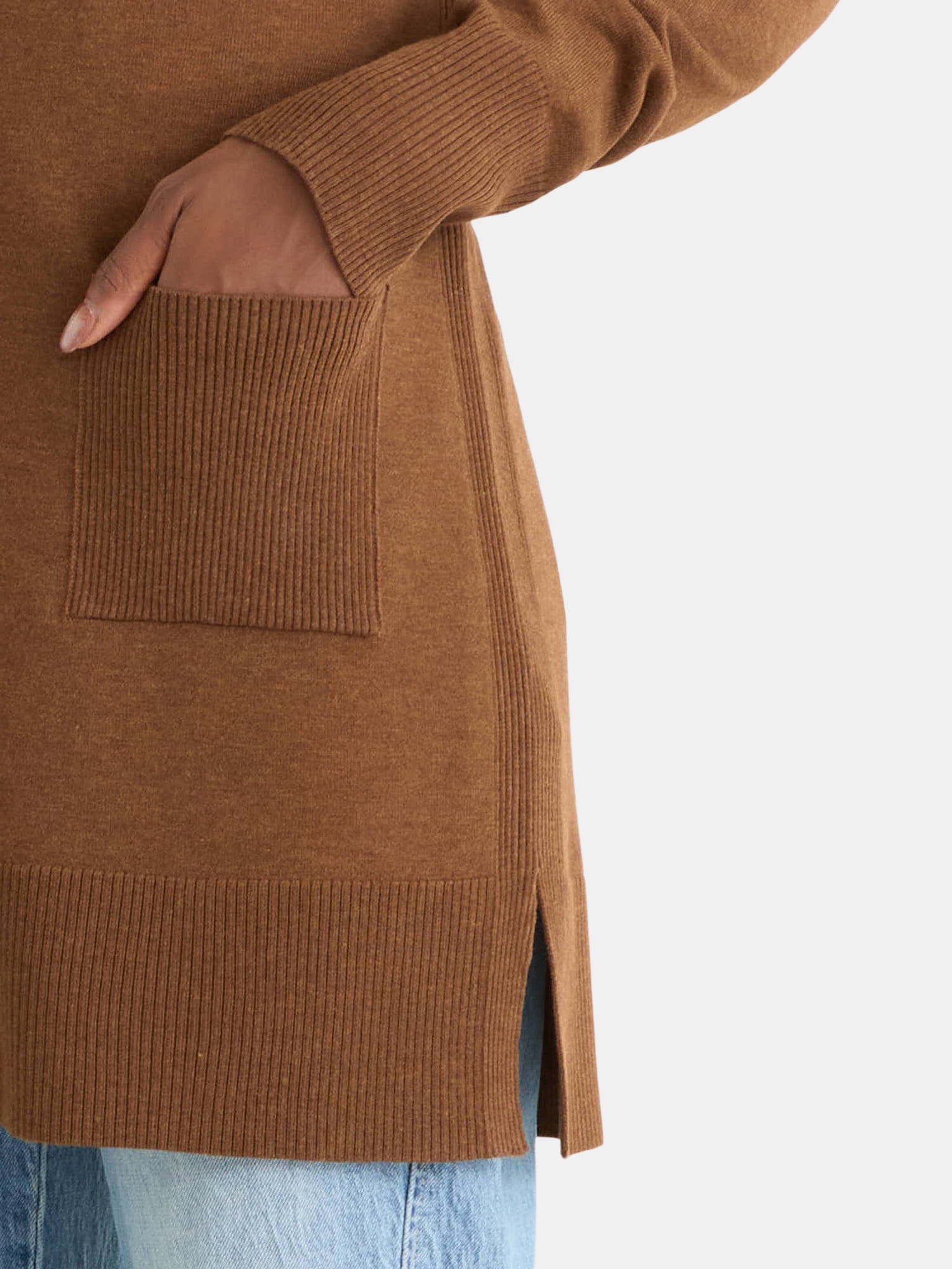 Time and Tru Women’s Longline Button Front Cardigan Sweater, Lightweight, Sizes XS-XXXL