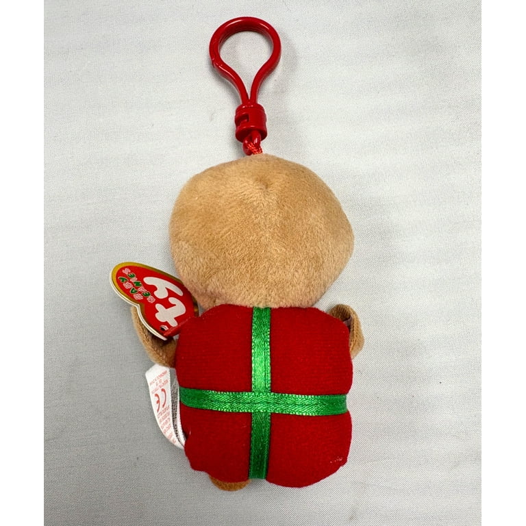 Ty Beanie Baby (Plastic Key Clip) - Sweetsy the Gingerbread Man