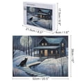 thumbnail image 2 of 500-Piece Snowy Winter Puzzle - Complex Jigsaw for Adults & Teens - Great for Family Fun, Home Decor, and Gifts, 2 of 8