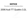 thumbnail image 2 of Transit Auto Front Disc Brake Rotors and Semi-Metallic Pads Kit for Car 2006 Audi TT Quattro 3.2L K8S-103112, 2 of 11