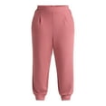 thumbnail image 5 of Avia Women's and Women's Plus ScubaKnit Pleat Joggers with Pockets, Size XS-4X, 5 of 6