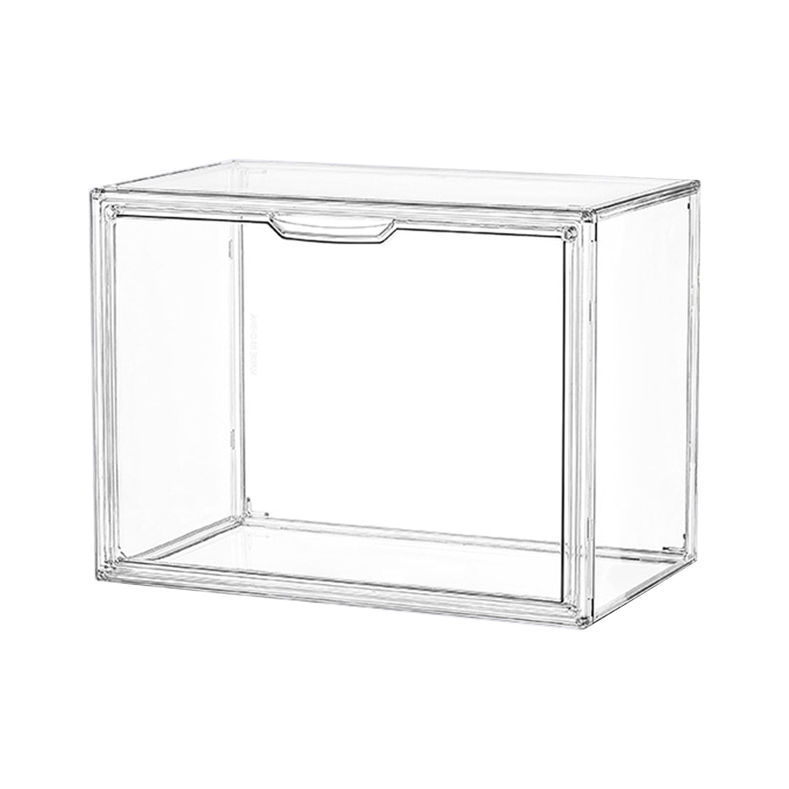 OOKWE Clear Book Storage Box with Handle Text Book Story Book Picture
