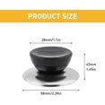 thumbnail image 2 of WWS-Pot Lid Knob Replacement, 4 Pack Pot Lid Knobs with Double Head Screwdriver, Pan Lid Holding Handles for Slow Cookers, Skillets and Kitchen Cookware Covers(As shown), 2 of 4