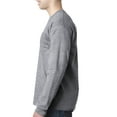 thumbnail image 4 of Bayside Adult 6.1 oz., 100% Cotton Long Sleeve Pocket T-Shirt - BA8100, 4 of 4