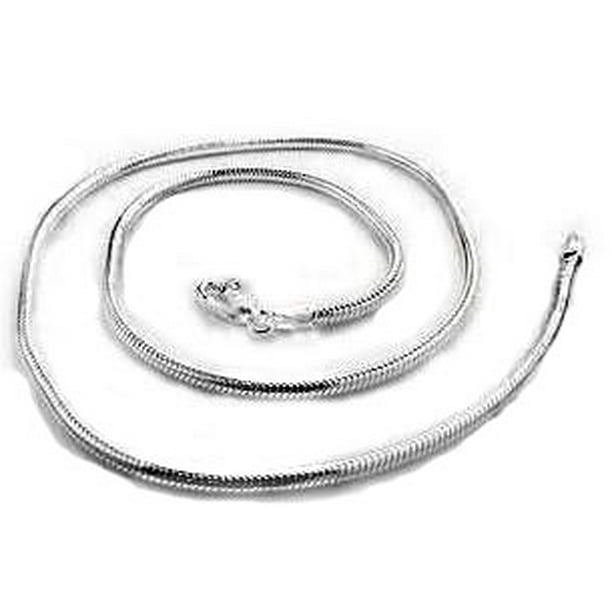 sterling silver snake chain necklace