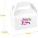 thumbnail image 2 of Cartón Colores Brillantes Tratar Cajas Favorece los Fiesta de Cumpleaños Bolsas, para Fiesta de Cumpleaños, Bodas, Eventos (White), 2 of 4