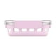 thumbnail image 1 of Recipiente de almacenamiento de alimentos Ello Duraglass 410 ml con funda de silicona, 1 of 3