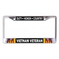 thumbnail image 1 of Vietnam Veteran Duty Honor Chrome License Plate Frame, 1 of 1