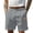 18# Gray, variant on Men's Casual Shorts High Waist Arrow Waistband Summer Breathable Slim Dress Shorts with Pockets Fit Relaxed Short Waist Shorts Brown 3XL