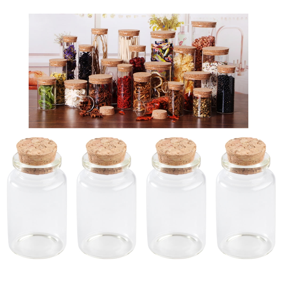 Glass Spice Jar w/ Cork Top - Large – Sullivan Street Tea & Spice