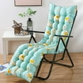 thumbnail image 6 of Extra Thick 62x19in Chair Cushion Ottoman Pad Double Sided Pearl Cotton Filled Seat Cushion with Ties Straps, 6 of 8