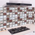 thumbnail image 2 of Peel and Stick Wall Tile for Kitchen Backsplash | Decorative Sticker Tile Backsplash | Kitchen Backsplash Tiles Peel & Stick Wall Stickers 8'' x 8'' (6 Sheets) | Self-Adhesive Tile, 2 of 8