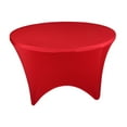 thumbnail image 1 of Round Tablecloth With Four Corner Elastic Bands For Secure Universal Fit On Large Circular, 1 of 4