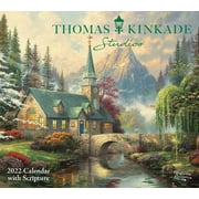 Thomas Kinkade Studios 2022 Deluxe Wall Calendar with Scripture (Other)