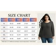 thumbnail image 5 of SWQZVT Fall Tops for Women Plus Size Crewneck Sweaters Casual Long Sleeve Oversize Loose Shirts Knit Tunic Tops for Winter Clothes, 5 of 7