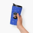 thumbnail image 5 of Carolines Treasures WDK1178TBL215 7.25 x 3.5 in. Unisex Rottweiler Black & Tan No.1 Stainless Steel 16 oz Tumbler, Blue, 5 of 5