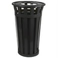 thumbnail image 4 of Witt Industries M2401-FT-BN Receptacle with flat top lid and plastic liner- brown, 4 of 4