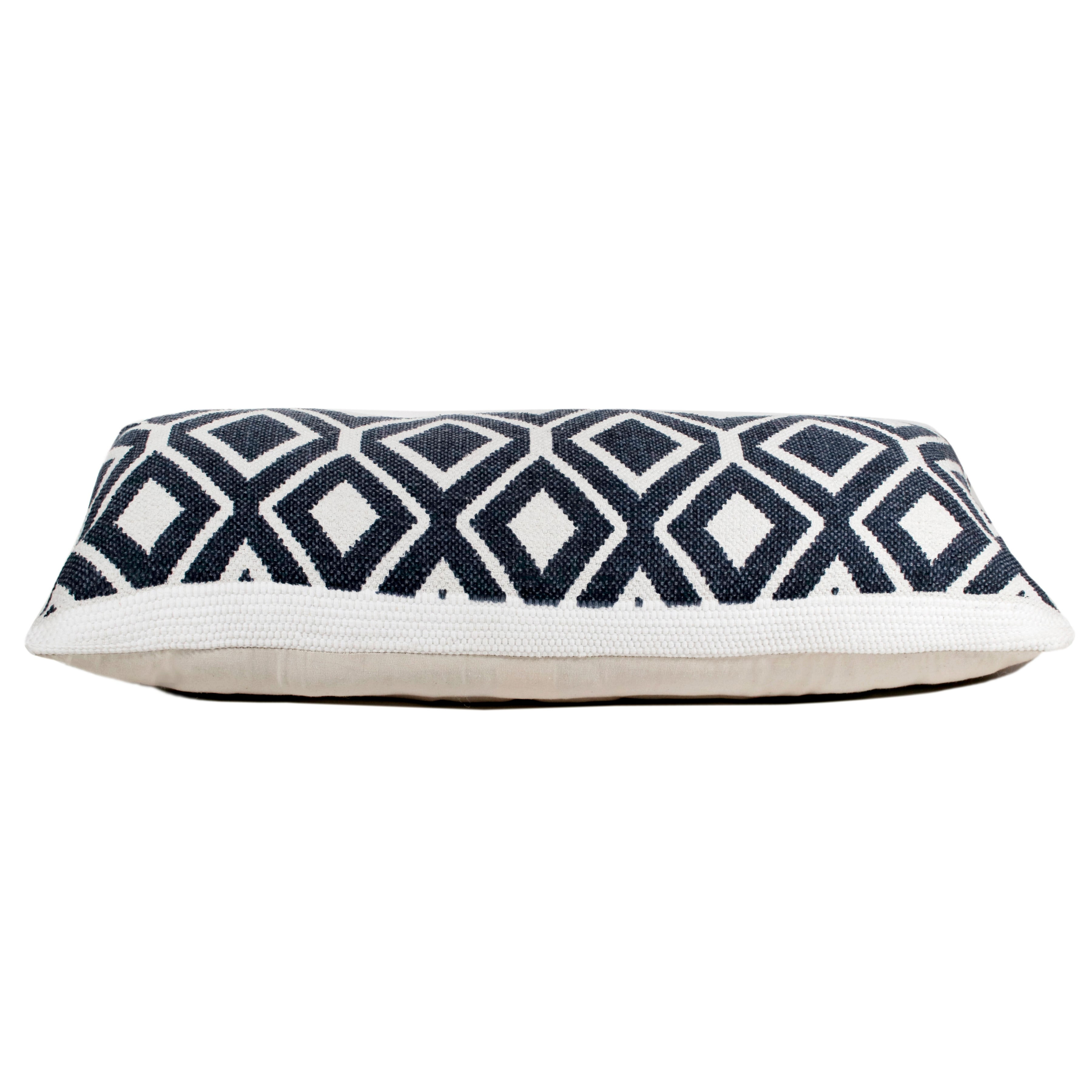 Desert Fields Everyday Geometric Diamond Lumbar Throw Pillow