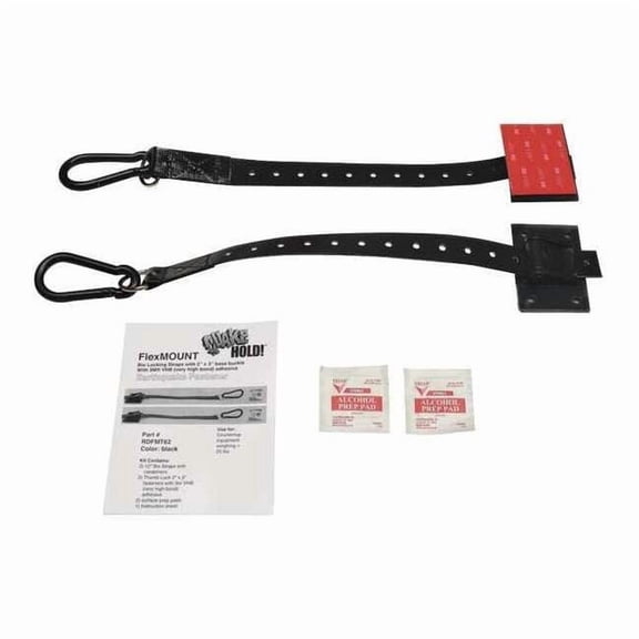 Quakehold! Flex Mount Fastener, Black, 200 lb. RDFMT62