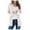 White, variant on Lindreshi Winter Sweaters for Women Womens Boho Patchwork Cardigan Long Sleeve Open Front Knit Sweaters Coat Pockets