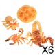 thumbnail image 1 of 6 Figuras de Escorpión de Insectos de Plástico Surtidos, Modelo, Juguetes Educativos para Niños, Regalos 6 piezas, 1 of 8