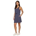 thumbnail image 3 of RBX Active Women's Cotton Blend Elastic Waist Tank Dress with Pockets, 3 of 4