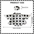 thumbnail image 5 of 23 Inch Soccer Porch Goose Outfit Soccer Ball Print Lawn Goose Costume for Cement Statue Outdoor Yard Patio Garden Game Day Sports Theme Decor Easy Slip-On Decoration 1PC, 5 of 5